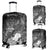 Kosrae Luggage Covers - Humpback Whale with Tropical Flowers (White) - Polynesian Pride