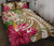 Hawaii Polynesian Turtle Tropical Hibiscus Plumeria Quilt Bed Set - Gold - Polynesian Pride