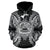 American Samoa Polynesian ll Over Hoodie Map Black - Polynesian Pride