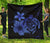 Hawaii Turtle Hibiscus Premium Quilt Blue Blue - Polynesian Pride
