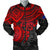 Guam Polynesian Bomber Jacket (Men) - Red Turtle Red - Polynesian Pride