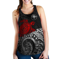 Polynesian Hawaii Women's Racerback Tank - Polynesian Turtle (Red) - Polynesian Pride