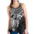 Cook Islands Polynesian Racerback Tank (Women) - White Turtle - Polynesian Pride