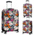 Hawaii Seamless Exotic Pattern With Tropical Leaves Flowers Luggage Cover White - Polynesian Pride