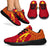 Papua New Guinea Sporty Sneakers - Transit Red Style Black - Polynesian Pride