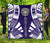 American Samoa Premium Quilt - American Samoa Seal Polynesian White Tattoo (BLue) - Polynesian Pride