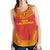 New Caledonia Women's Racerback Tank - Polynesian Chief Flag Version Red - Polynesian Pride