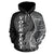 American Samoa Polynesian Custom Hoodie Coconut Black - Polynesian Pride