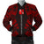 Wallis And Futuna Men Bomber Jackets - Polynesian Tattoo Red Red - Polynesian Pride