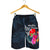 Wallis and Futuna Polynesian Men's Shorts - Tropical Flower - Polynesian Pride