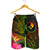 YAP Polynesian Men's Shorts - Hibiscus and Banana Leaves - Polynesian Pride