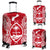 Guam Polynesian Luggage Covers Map Red White Red - Polynesian Pride