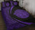 Hawaii Polynesian Pele Mauna Kea Quilt Bed Set Circle Style Purple - Polynesian Pride