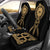 Tahiti Car Seat Covers - Tahiti Flag Polynesian Tribal Gold Universal Fit Gold - Polynesian Pride