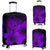 Hawaii Hibiscus Luggage Cover - Turtle Map - Purple Purple - Polynesian Pride