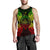 Palau Polynesian Men Tank Top Map Reggae Reggae - Polynesian Pride