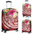 Guam Polynesian Luggage Covers - Summer Plumeria (Black) - Polynesian Pride