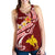 Papua New Guinea Custom Personalised Women's Racerback Tank - PNG Seal Polynesian Patterns Plumeria - Polynesian Pride