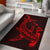 Hawaii Hammerhead Shark Polynesian Rug Rug Red - Polynesian Pride