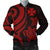 Wallis and Futuna Men's Bomber Jacket - Red Tentacle Turtle Red - Polynesian Pride