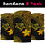 Hawaiian Polynesian Turtle Plumeria Yellow Bandana 3 - Pack - Polynesian Pride