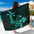 Hawaii Shark Turquoise Polynesian Sarong Sarong - 1 44*66 Inch Turquoise - Polynesian Pride