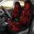 Wallis and Futuna Car Seat Covers - Red Tentacle Turtle Universal Fit Red - Polynesian Pride