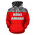 Cook Islands All Over Hoodie Polynesian Red Version - Polynesian Pride