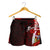 Solomon Islands Polynesian Custom Personalised Women's Shorts - Coat Of Arm With Hibiscus - Polynesian Pride