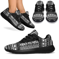 French Polynesia Sporty Sneakers - Polynesian Chief Black Version Black - Polynesian Pride