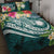 Marshall Islands Polynesian Quilt Bed Set - Summer Plumeria (Turquoise) Turquoise - Polynesian Pride