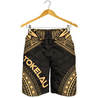 Tokelau Men's Shorts - Polynesian Chief Gold Version - Polynesian Pride