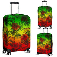 Polynesian Luggage Covers - Reggae Hibiscus Patterns - Polynesian Pride
