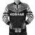 Kosrae Polynesian Chief Men's Bomber Jacket - Black Version Black - Polynesian Pride