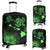 Hawaii Hibiscus Map Polynesian Ancient Green Turtle Luggage Covers Green - Polynesian Pride