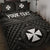 Wallis and Futuna Personalised Quilt Bed Sets - Wallis and Futuna Seal With Polynesian Tattoo Style Black - Polynesian Pride