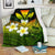 Kanaka Maoli (Hawaiian) Premium Blanket, Polynesian Plumeria Banana Leaves Reggae - Polynesian Pride