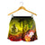 Vanuatu Custom Personalised Women's Short - Humpback Whale with Tropical Flowers (Yellow) - Polynesian Pride