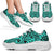 Polynesian Kakau Turtle Turquoise Chunky Sneakers - Polynesian Pride