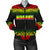 Kosrae Women's Bomber Jacket - Fog Reggae Style Reggae - Polynesian Pride