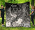Pohnpei Custom Personalised Premium Quilt - Humpback Whale with Tropical Flowers (White) - Polynesian Pride