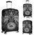 American Samoa Polynesian Luggage Covers - White Turtle Manta Ray - Polynesian Pride