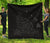 Rays Hawaii Map Polynesian Premium Quilt - Gray Gray - Polynesian Pride