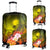 Marshall Islands Custom Personalised Luggage Covers - Humpback Whale with Tropical Flowers (Yellow) - Polynesian Pride