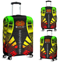 Papua New Guinea Luggage Cover - Polynesian Tattoo Reggae Reggae - Polynesian Pride