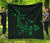 Hawaii Shark Green Polynesian Premium Quilt Green - Polynesian Pride
