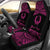 Pohnpei Polynesian Custom Personalised Car Seat Covers - Pride Pink Version Universal Fit Pink - Polynesian Pride