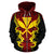 Hawaii Kanaka Map Polynesian Zip up Hoodie Armor Style - Polynesian Pride