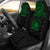 Samoa Car Seat Covers - Samoa Green Coat Of Arms Polynesian Tattoo Universal Fit Green - Polynesian Pride