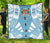 Fiji Premium Quilt - Fiji Coat Of Arms Polynesian White Tattoo (Blue) - Polynesian Pride